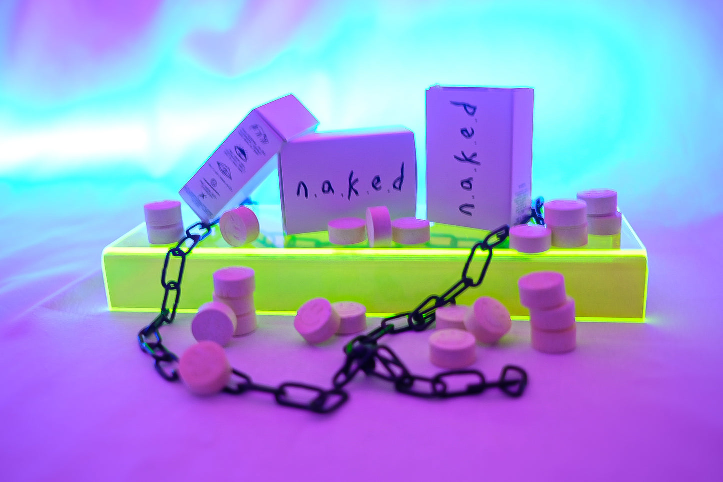 n.a.k.e.d cleaning pills product packaging