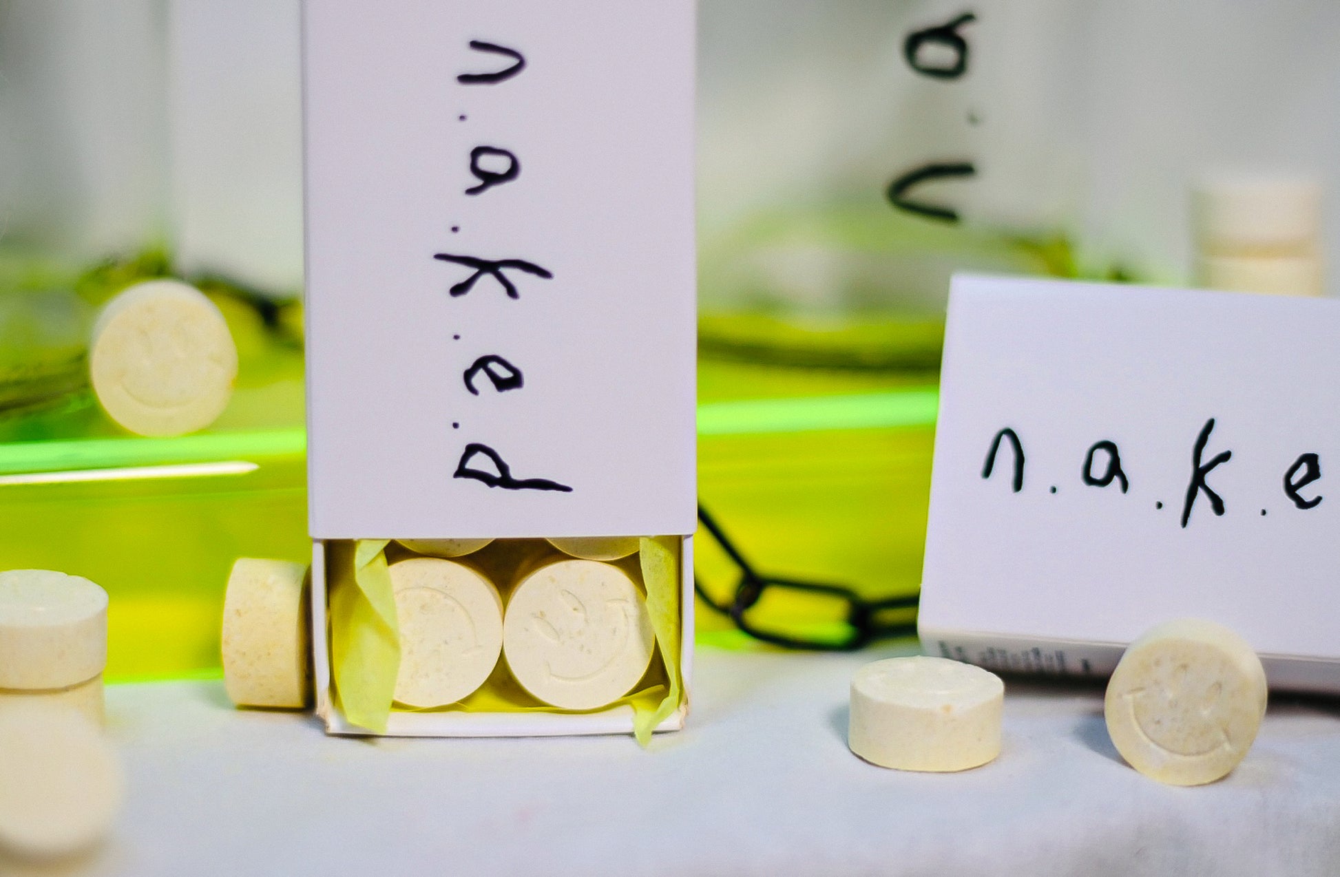 n.a.k.e.d cleaning pills product packaging